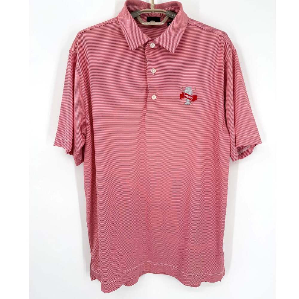 FootJoy Mens Performance Golf Polo Shirt Stripe Size Medium NEW